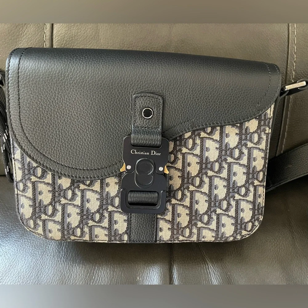 Dior Small Saddle Messenger Bag with Flap